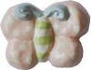 Butterfly Knob - Cabbage Rose
