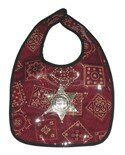 Red Bandana Western Bib