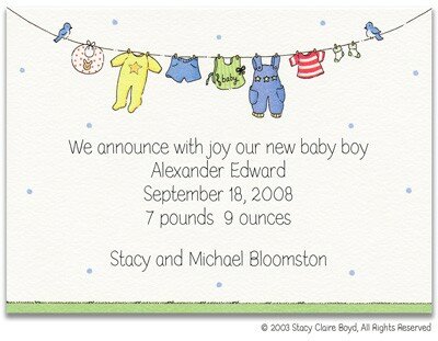 Little Boy's Clothesline