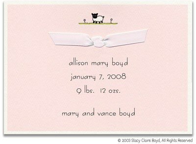 Petal Pink Lamb (Ribbon)