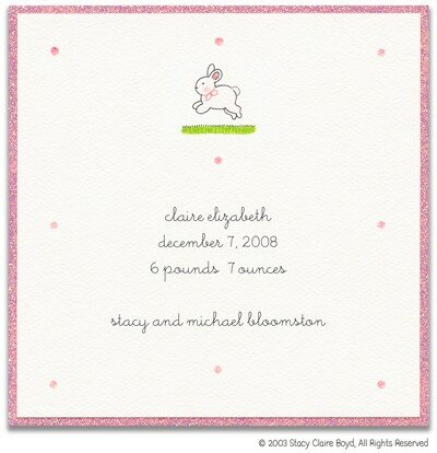 Pink Hoppy Bunny