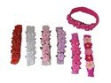 Soft Headband with Rosettes