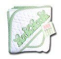 Three Marthas Towel & Washcloth with Green Monkey