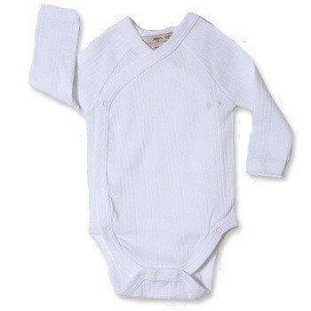 Wrap Onesie Short Sleeve by Petit Bateau