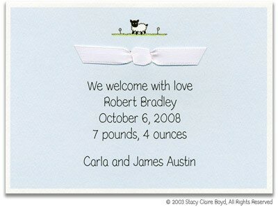 Cloud Blue Lamb (Ribbon)
