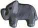 Elephant Knob Hand Painted Cast Metal