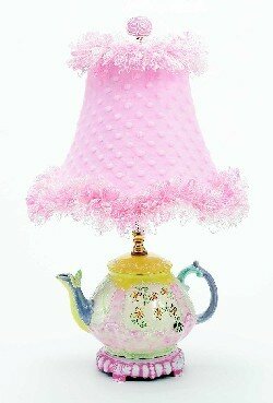 Bavarian Teapot Lamp & Shade