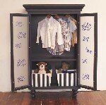 Airplane Armoire - Navy