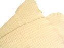 Yellow Mini-Cable Knit Stroller Blanket