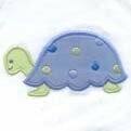 Bib with Blue Turtle by 3 Marthas