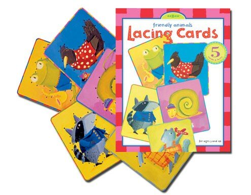 eeBoo's Animal Friendly Toy Lacing Cards